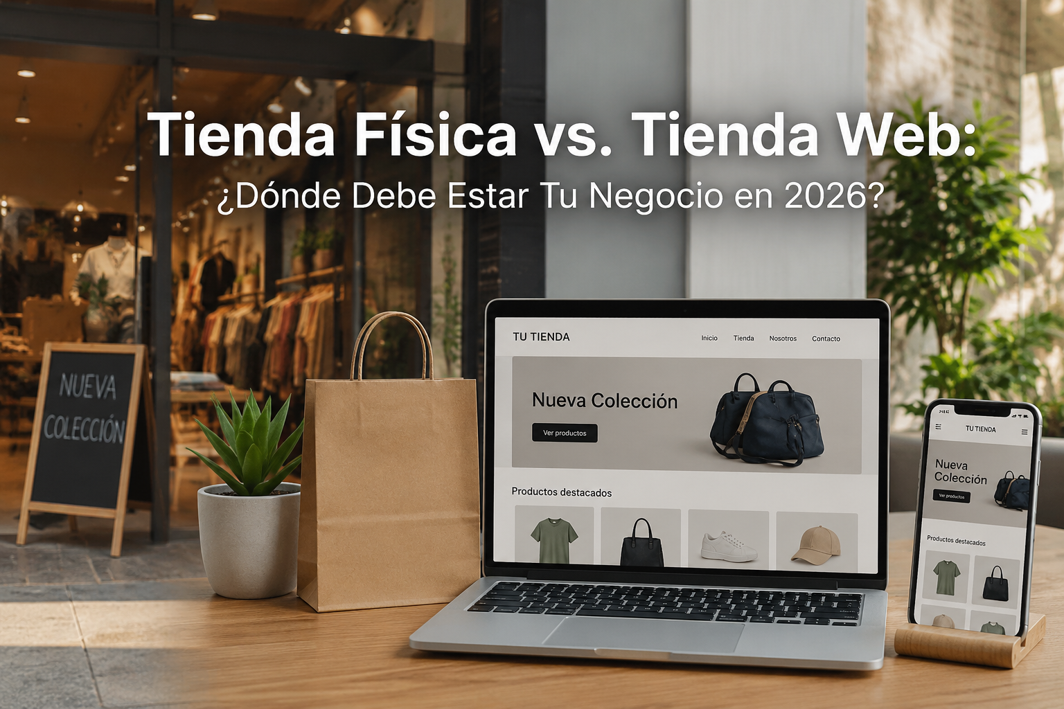 🛒 Tienda Física vs. Tienda Web: ¿Dónde Debe Estar Tu Negocio en 2026?